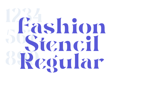 Fashion Stencil Regular