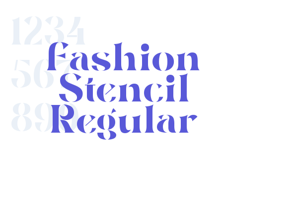 Fashion Stencil Regular