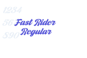 Fast Rider Regular Font Free [Download Now]