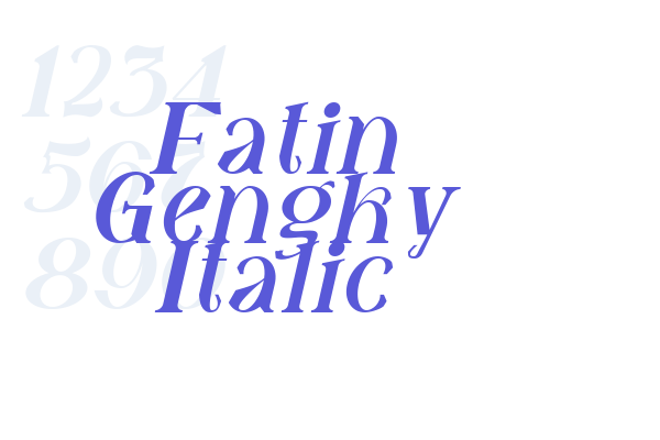 Fatin Gengky Italic