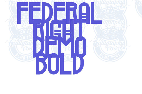 Federal Right Demo Bold