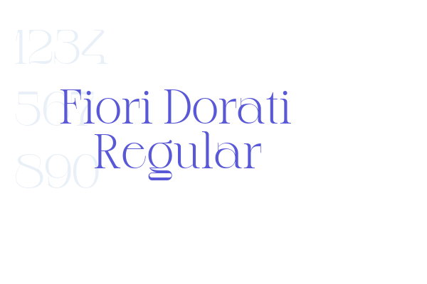 Fiori Dorati Regular