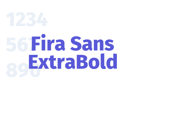 Fira Sans ExtraBold