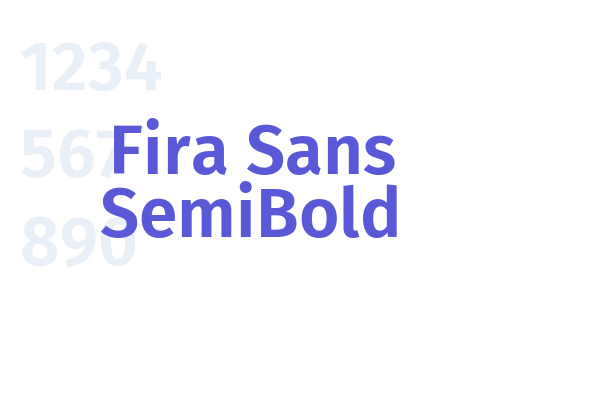 Fira Sans SemiBold