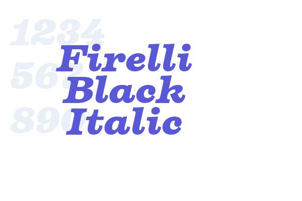 Firelli Black Italic