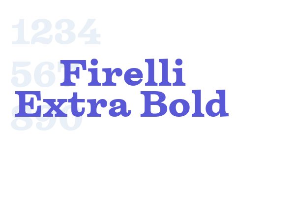 Firelli Extra Bold