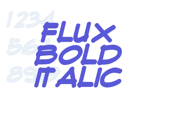 Flux Bold Italic