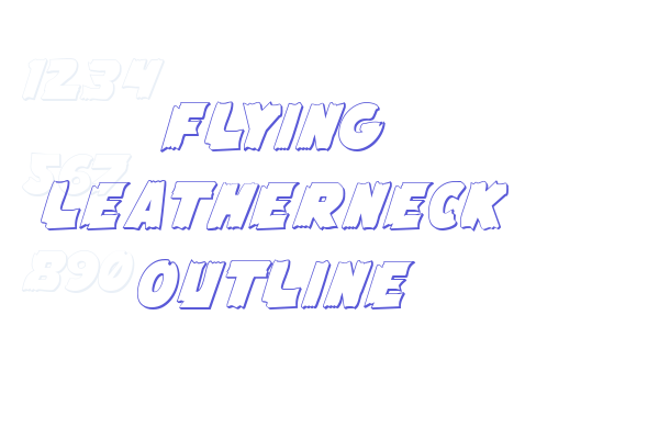 Flying Leatherneck Outline