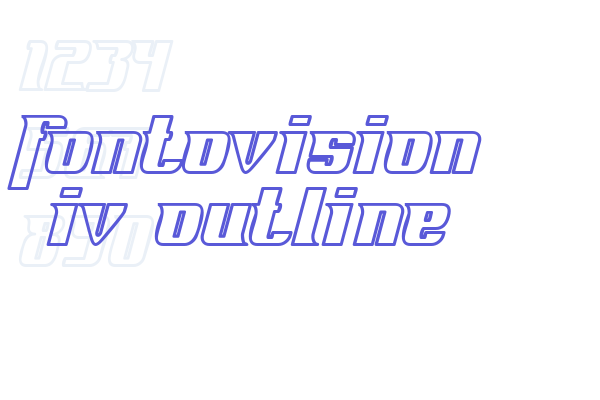 Fontovision IV outline