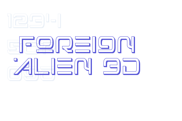 Foreign Alien 3D