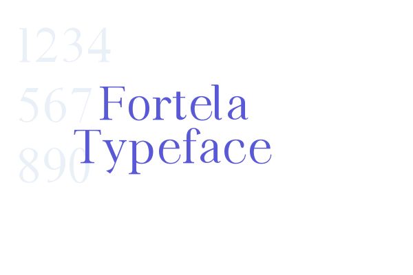 Fortela Typeface