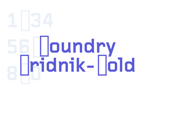 Foundry Gridnik-Bold