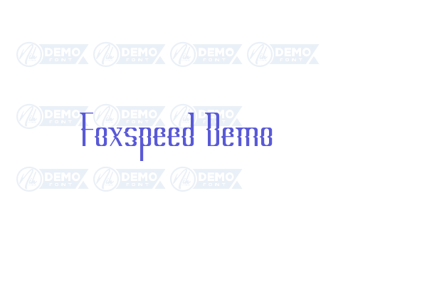 Foxspeed Demo