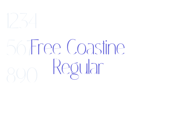 Free Coastine Regular