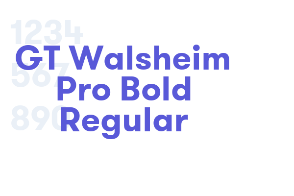 GT Walsheim Pro Bold Regular