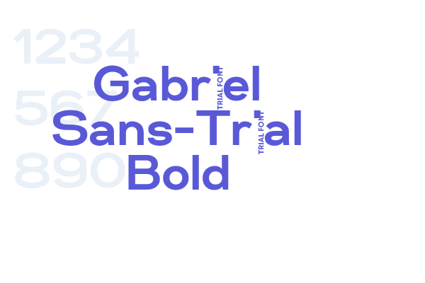 Gabriel Sans-Trial Bold