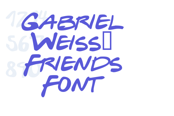 Gabriel Weiss’ Friends Font