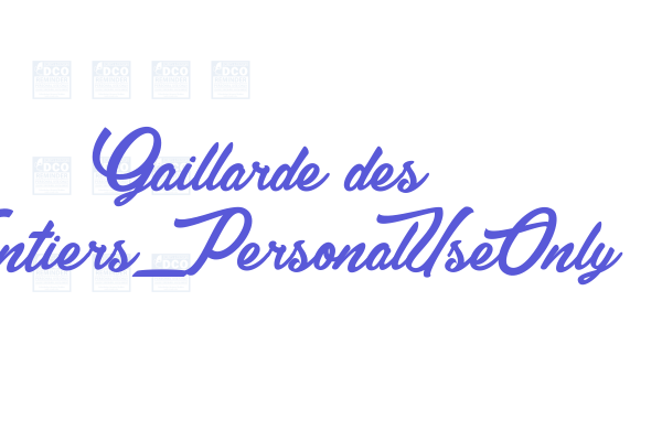 Gaillarde des Sentiers_PersonalUseOnly