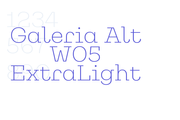 Galeria Alt W05 ExtraLight