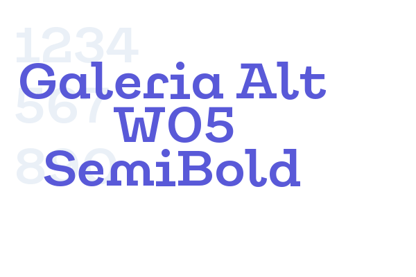 Galeria Alt W05 SemiBold