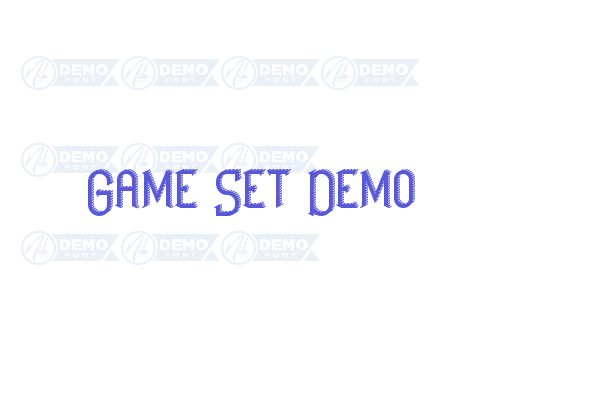 Game Set Demo