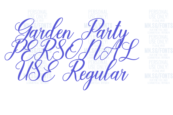 Garden Party PERSONAL USE Regular