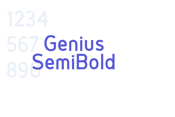 Genius SemiBold