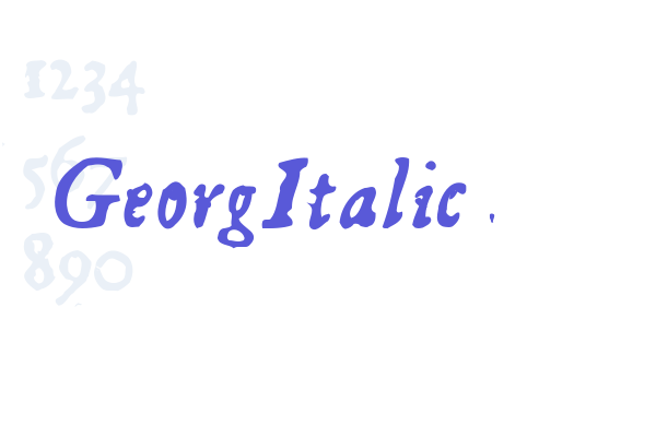 GeorgItalic