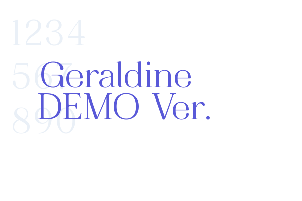 Geraldine  DEMO Ver.