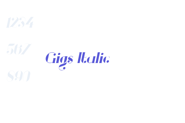 Gigs Italic