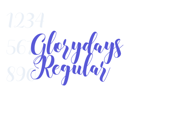 Glorydays Regular