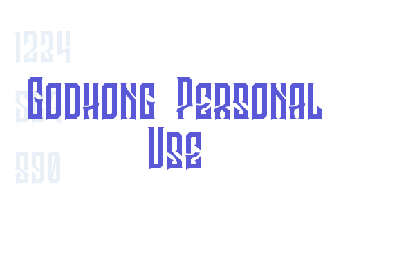 Godhong Personal Use