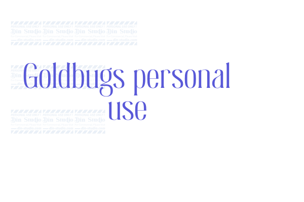 Goldbugs personal use