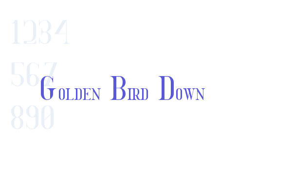 Golden Bird Down