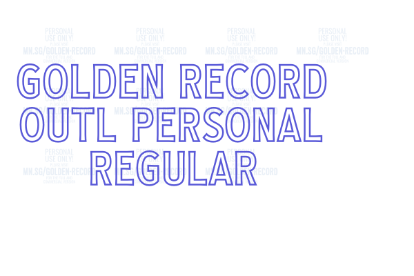 Golden Record Outl PERSONAL Regular