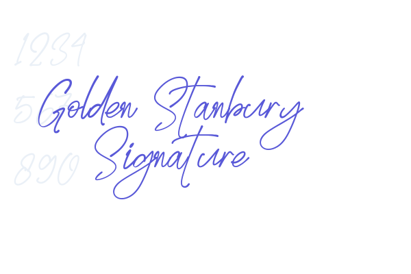 Golden Stanbury Signature