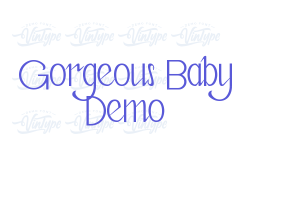 Gorgeous Baby Demo