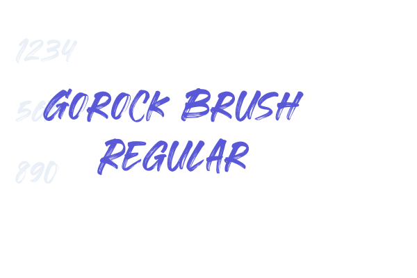 Gorock Brush Regular