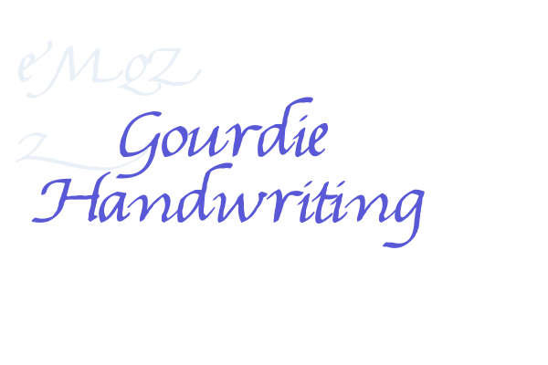 Gourdie Handwriting