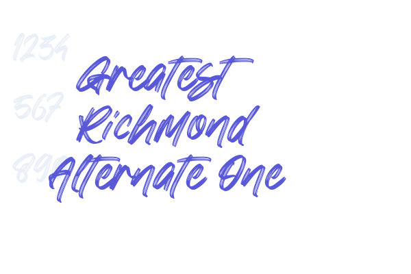 Greatest Richmond Alternate One