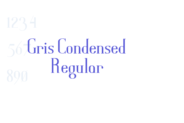 Gris Condensed Regular