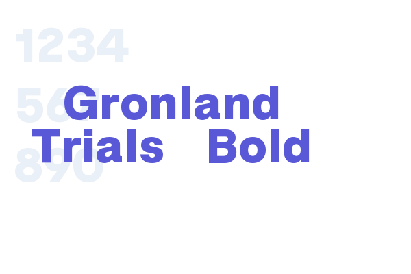 Gronland Trials Bold