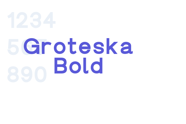 Groteska Bold