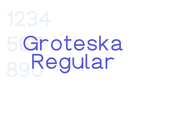 Groteska Regular