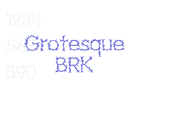 Grotesque BRK