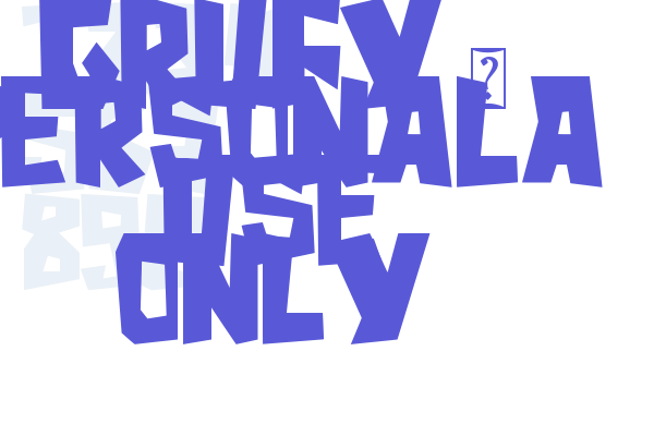 Grufy – Personala use only