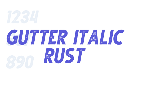 Gutter Italic Rust