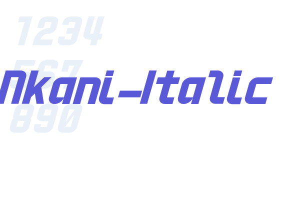 HNkani-Italic