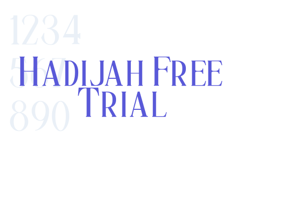 Hadijah Free Trial