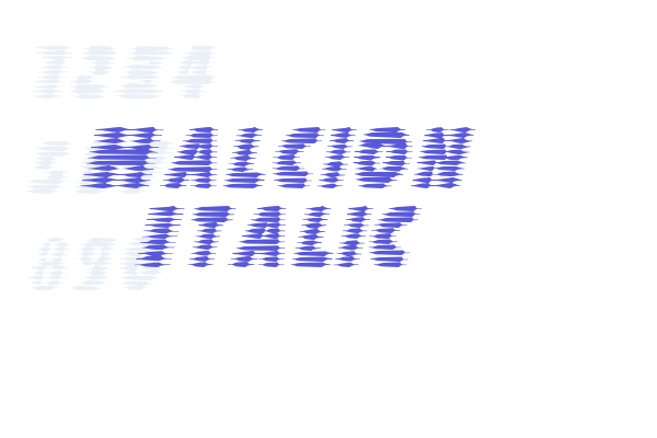 Halcion Italic